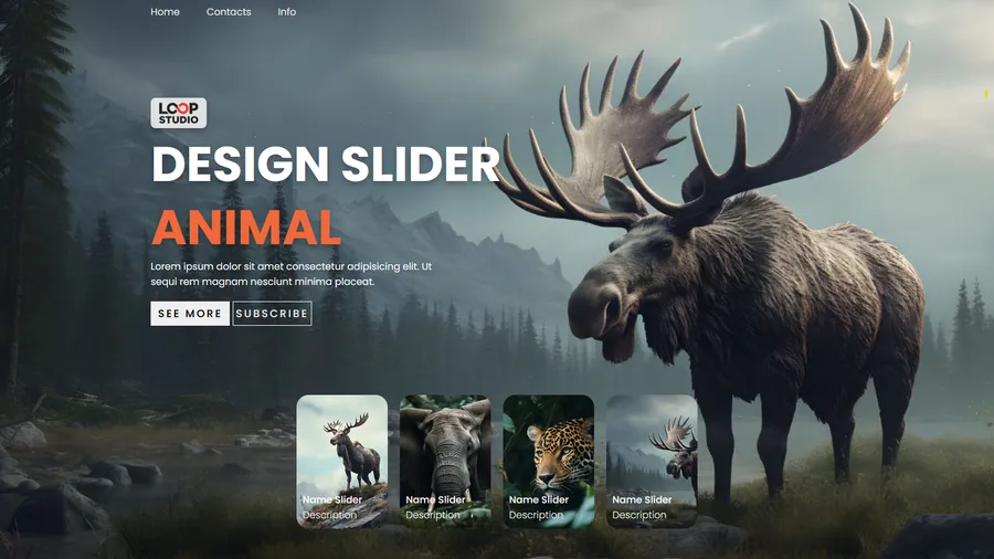 Animal slider