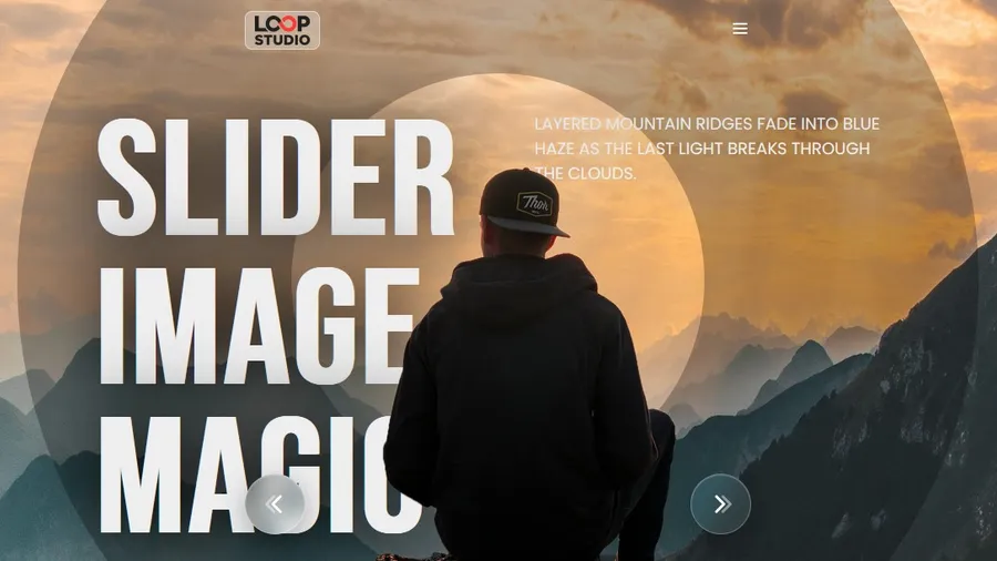Slider image effect