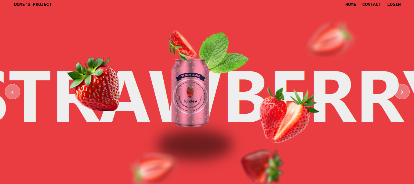 Slider fruit soda